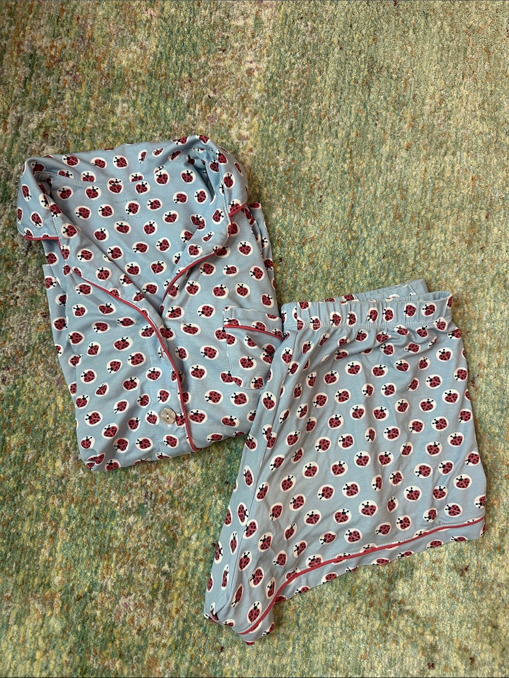 Roller Rabbit Ladybug PJ Set Size Small